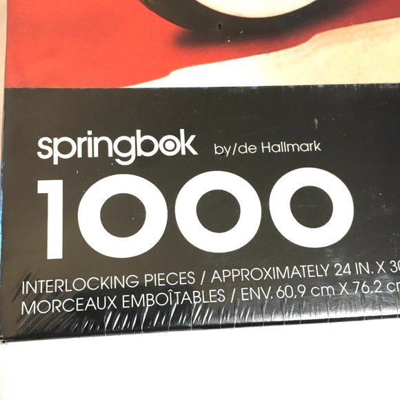 Vtg Springbok Harley Davidson Jigsaw Puzzle - Picture 4 of 9